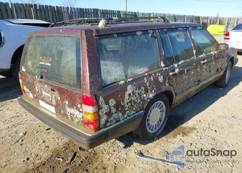 1993 Volvo 960 z USA, uszkodzony, nr VIN YV1KW9509P0012141